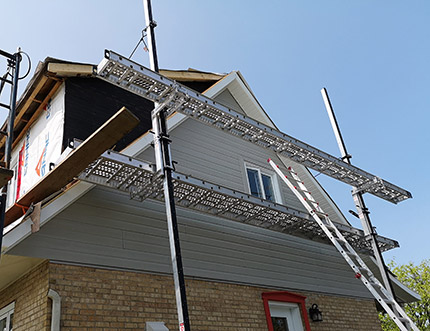 Pose de revêtement extérieur ville de Québec